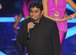 A.R. Rahman performing O' Saya at the kodak theatre-Oscar nite 
