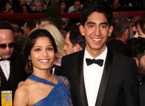 SM's Dev Patel and Freida Pinto at the Oscars